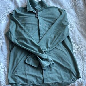 lululemon athletica Men's Green Button Down Shirt